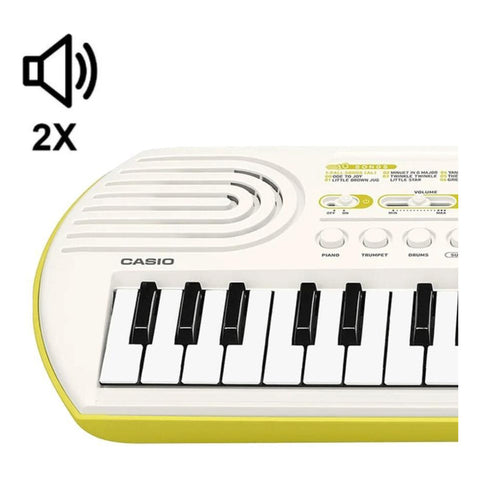 Teclado Mini Casio Castiotone Sa-80 Blanco