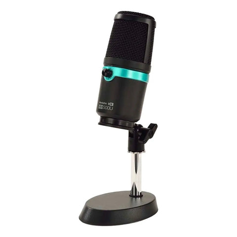 Micrófono Condensador Usb Montarbo Mm500u Cardioide Para Estudio Y Podcast Negro