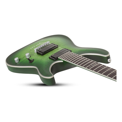 Guitarra Schecter C-1 Platinum Satin Satin Green Diestro Verde Ébano