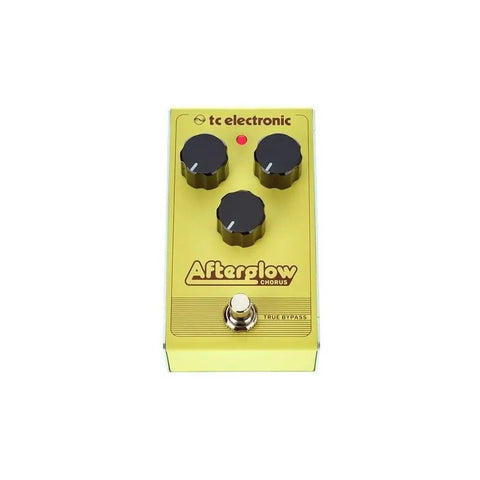 Pedal Chorus Tc Electronic Afterglow Analógico Guitarra Eléctrica Amarillo
