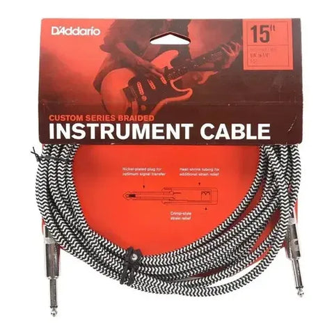 D'addario Pw-bg-15bg Cable Instrumento Guitarra Bajo 4.5 Mts