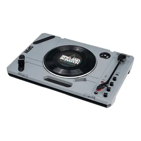 Tornamesa Portátil Para Scratching Y Cutting Reloop Spin Color Gris