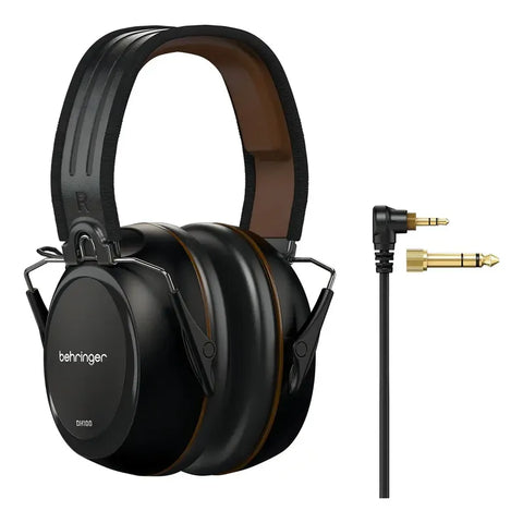 Behringer Dh100 Audífonos Monitores Para Estudio Podcast Color Negro