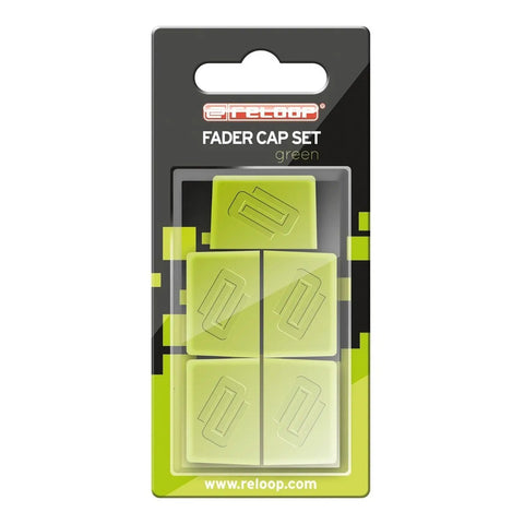 Tapas De Goma Verde Para Fader Reloop Fader Cap Set