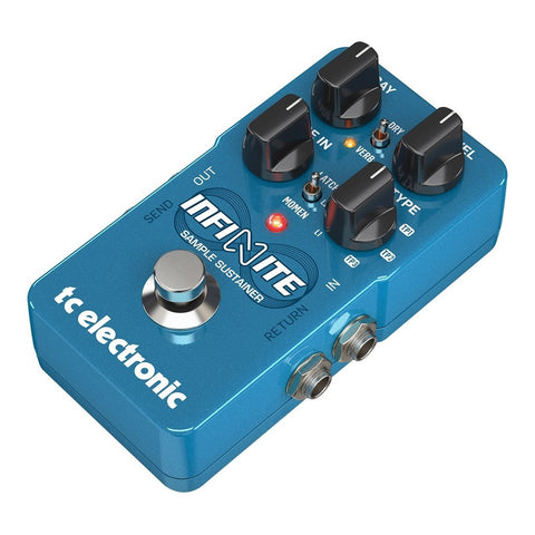 Pedal Toneprint Azul Tc Electronic Infinite Sample Sustainer Azul