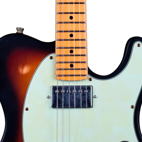 Guitarra Eléctrica Jet Guitars Jt350relic Sunburst Relic Diestro Marrón Maple