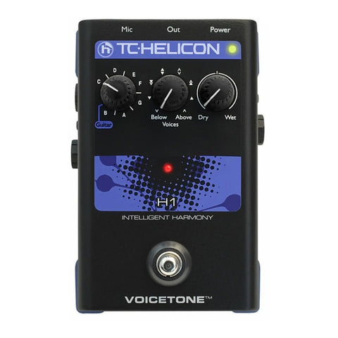 Pedal De Efectos Vocales, Tc Helicon Voice Tone H1 Negro