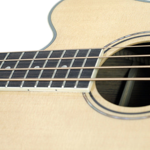 Bajo Electroacústico De 4 Cuerdas La Sevillana B-1004ceq Nat Natural Brillante