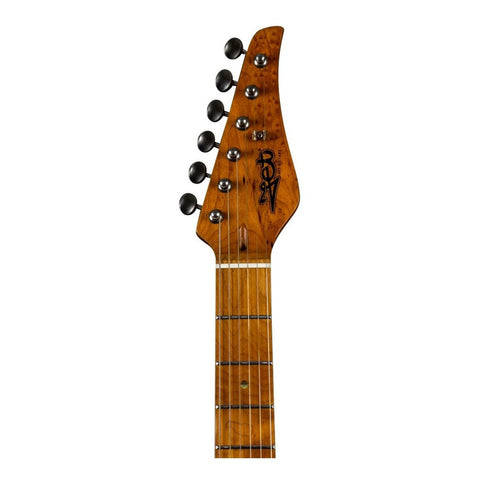 Guitarra Eléctrica 6 Cuerdas Jet Guitars Js-800 Relic Black Diestro Negro Maple Tostado