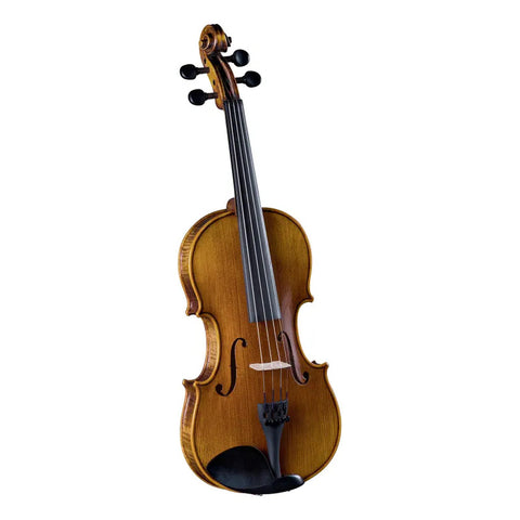 Violín Acústico Cremona Premier 4/4 Sv-588 Ébano Arco Fibra Carbono Marrón