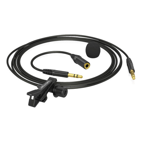 Micrófono Condensador Omnidireccional Solapa Behringer Bclav Negro