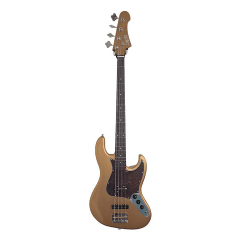 Bajo Eléctrico Gold Jets Guitars Jjb-300 Diestro Gold Oro 4