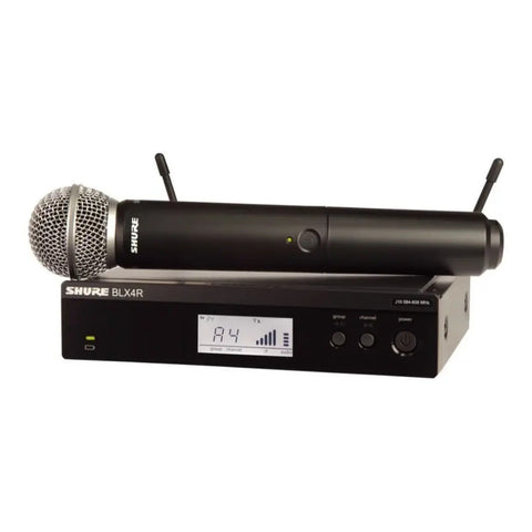 Micrófono Inalámbrico Shure Blx24r/sm58-j11 Montura De Rack Negro