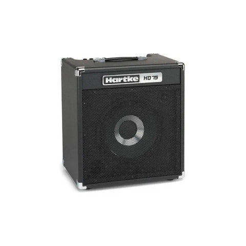 Amplificador Combo Bajo Hartke Hd75 75w 2 Canales Bocina 12  Jack 1/4  Negro