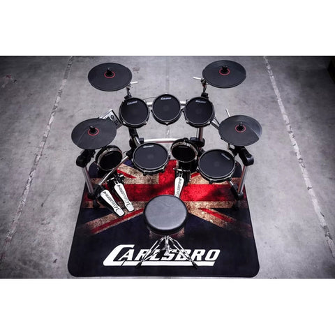 Tapete Antideslizante Para Batería Carlsbro Drum Mat Bandera