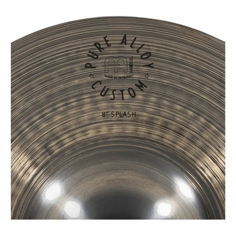 Platillo Splash Pure Alloy Custom 8  Meinl Pac8s Dorado