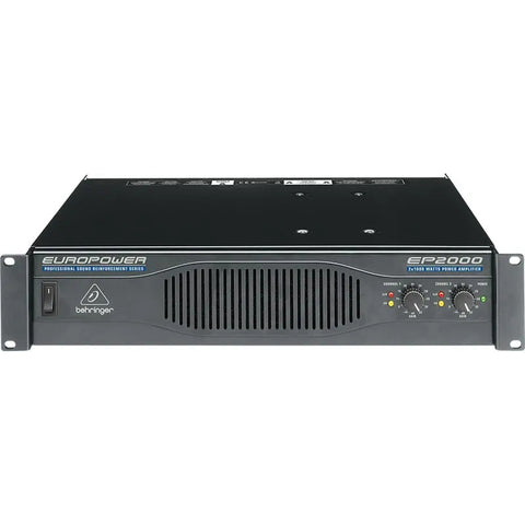 Amplificador Behringer Europower Ep 2000 De 500 W Con 2 Canales Negro