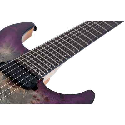 Guitarra Eléctrica 7 Cuerdas Aurora Burst Schecter C-7 Pro