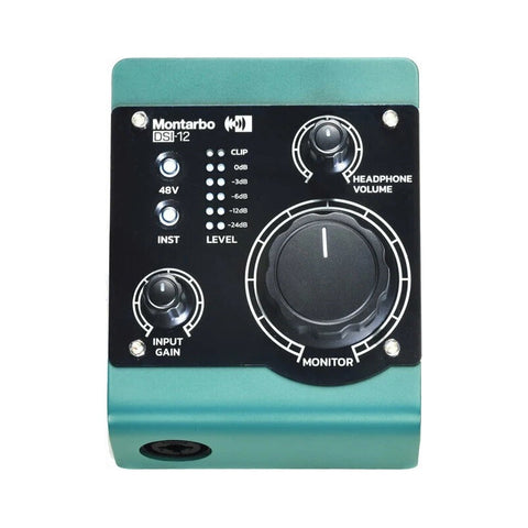 Interfaz De Audio Usb Montarbo Dsi-12 1 Canal 24bit 192khz Cian