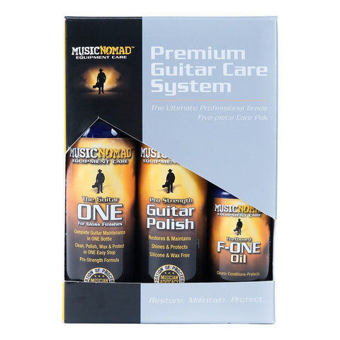 Paquete Limpieza 5 Piezas Music Nomad Premium Guitar Care
