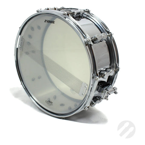 Redoblante Sonor Aq2 Acero 14x5.5 10 Torres Metal Aq21455sds Plateado
