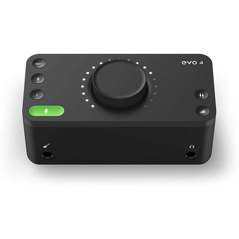 Interfaz De Audio Usb Plug & Play 2 In 2 Out Audient Evo 4 Negro