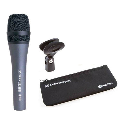 Micrófono Súper Cardioide Vocal Sennheiser E845 Gris
