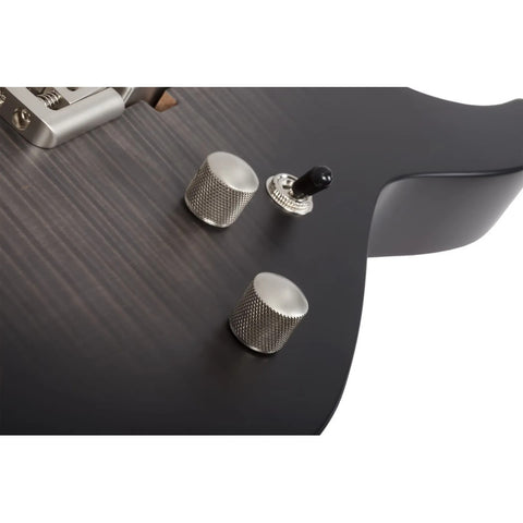 Schecter C-1 Standard Plus  Guitarra Eléctrica Negro Trans Diestro Negro Maple