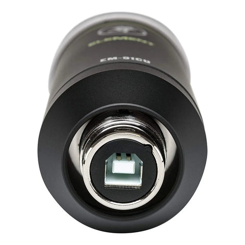 Microfono Condensador Element Series Usb Mackie Em-91cu Negro
