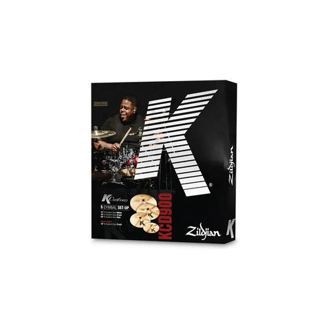 Paquete Platillos K Custom Dark 5 Piezas Zildjian Kcd900