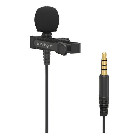 Micrófono Condensador Omnidireccional Solapa Behringer Bclav Negro