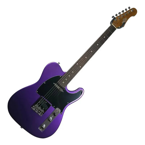 Guitarra Electrica Jet Guitars Jt300 Plm R Telecaster Diestro Violeta Palo De Rosa