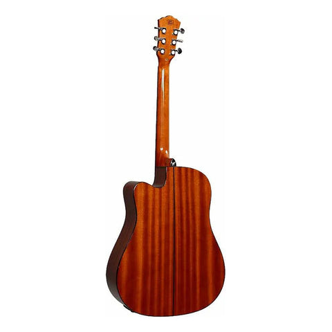 Pack Guitarra Electroacústica Washburn Ad5cepack Tobacco Tobacco Sunburst Diestro Madera Contrachapada