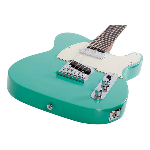 Guitarra Schecter Nick Johnston Signature Pt Atomic Green Color Verde Claro Material Del Diapasón Maple Orientación De La Mano Diestro