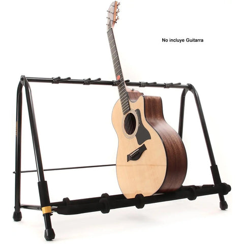 Hercules Gs525b Atril Soporte Stand Para 5 Guitarras / Bajos Color Negro
