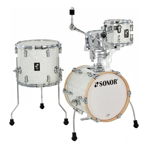 Bateria Sonor Aq2 Martini Set 4 Piezas Bombo 14 PuLG Blanco Aperlafo