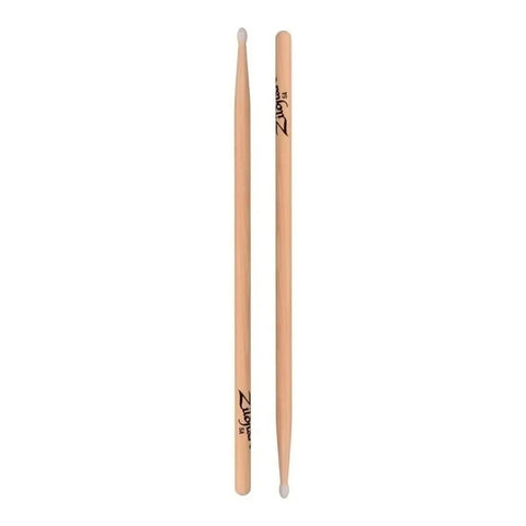 Baquetas Zildjian Z5an 5a Punta Nylon Naturales Color Natural