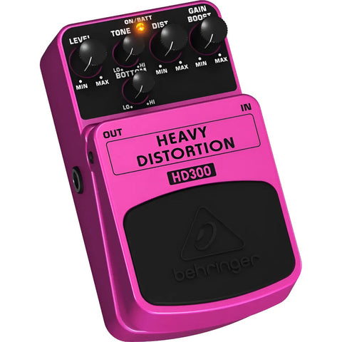 Pedal De Distorsión P/ Guitarra, Behringer Hd-300 Rosa