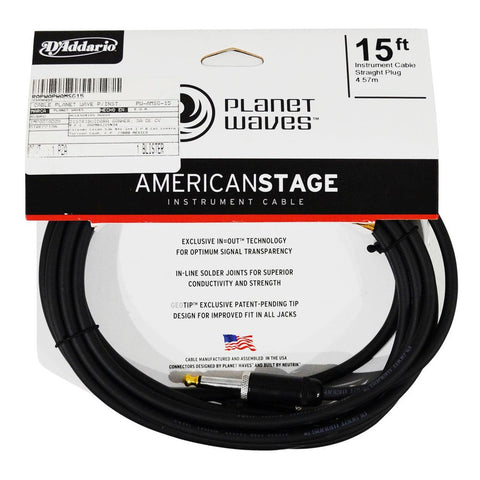 Cable Para Instrumento De 4.5m Planet Wave Pw-amsg-15