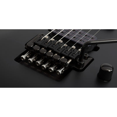 Guitarra Eléctrica Schecter Damien-6 Fr Negro Satinado Color Satin Black Material Del Diapasón Rosewood Orientación De La Mano Diestro