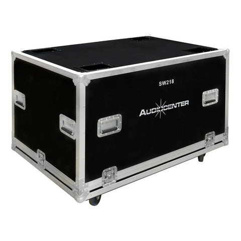 Subwoofer Pasivo Driver 2x18 Audiocenter Sw218/estuche Negro