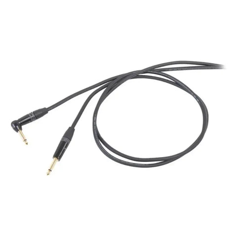 Proel Dhs120lu3 Cable Plug Recto Para Instrumento 3mts Negro