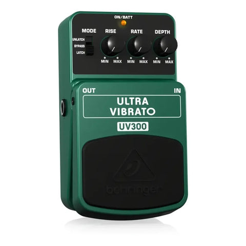 Pedal Ultra Vibrato Para Guitarra, Behringer Uv300 Verde