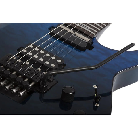Guitarra Schecter Reaper-6 Fr S Elite Deep Ocean Blue Diestro Azul Ébano