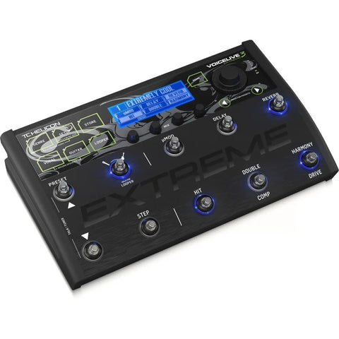 Pedal De Efectos Multiuso, Tc Helicon Voice Live 3 Extreme Negro