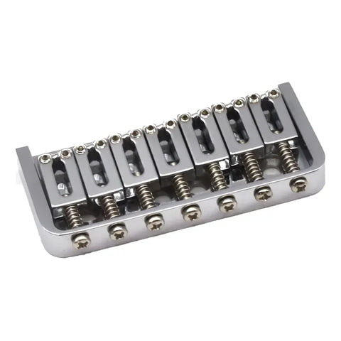 Puente Axlabs Hardtail 7 Cuerdas Zinc Guitarra Eléctrica 63mm Plateado