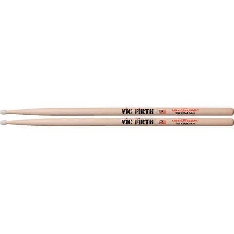 Vic Firth X5an Baquetas 5a Punta De Nylon Batería Percusión Color Madera