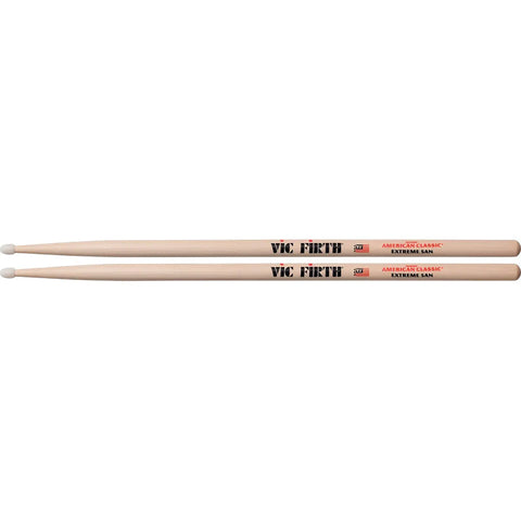 Vic Firth X5an Baquetas 5a Punta De Nylon Batería Percusión Color Madera