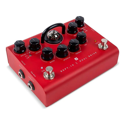 Pedal Overdrive 2 Canales Blackstar Dept. 10 Dual Drive Guitarra Eléctrica Rojo
