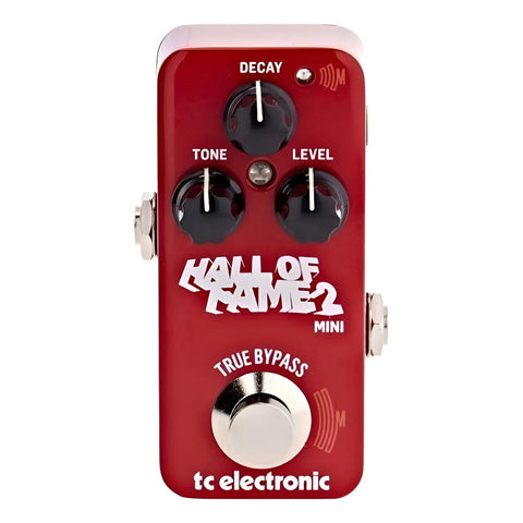 Pedal Tc Electronic Hall Of Fame 2 Mini Reverb - Rojo Rojo
